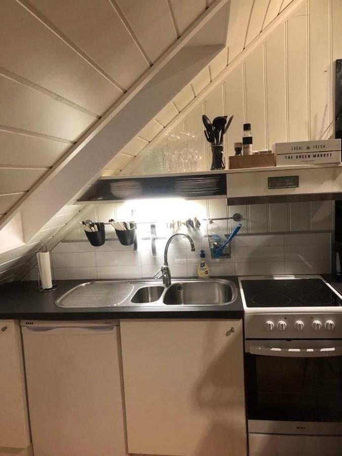 Koselig Garasjeloft! Apartman Langevag Kültér fotó