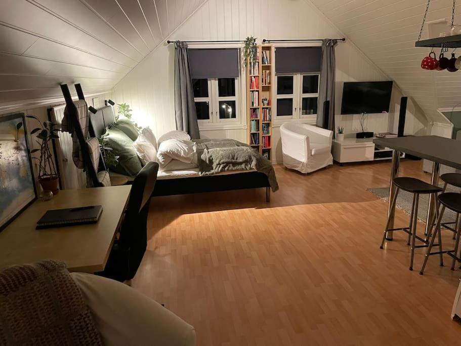 Koselig Garasjeloft! Apartman Langevag Kültér fotó