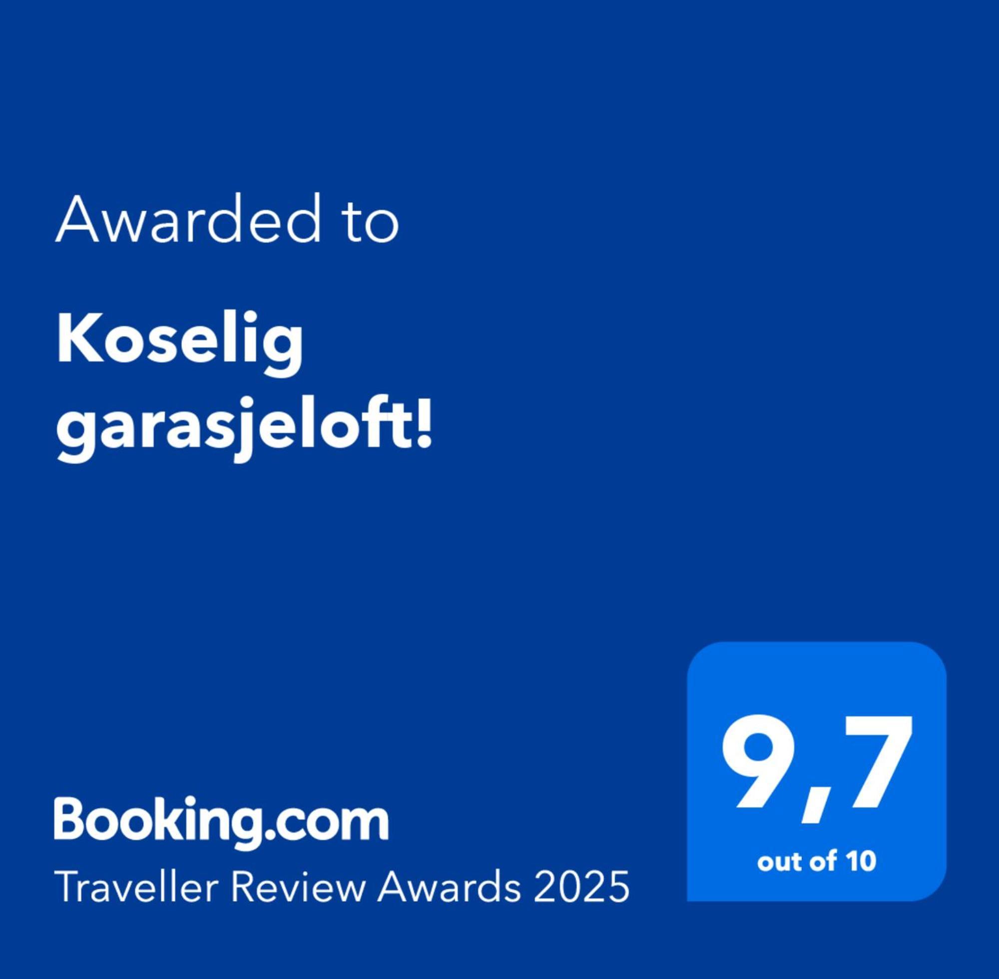Koselig Garasjeloft! Apartman Langevag Kültér fotó